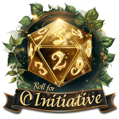 30 Roll for Initiative PNG Designs – Fantasy RPG Graphic Bundle – Instant Download