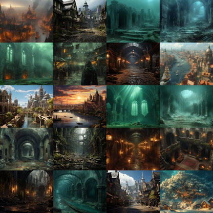 60 Epic Fantasy Locations – RPG Adventure Map & Scene Pack – Instant Download