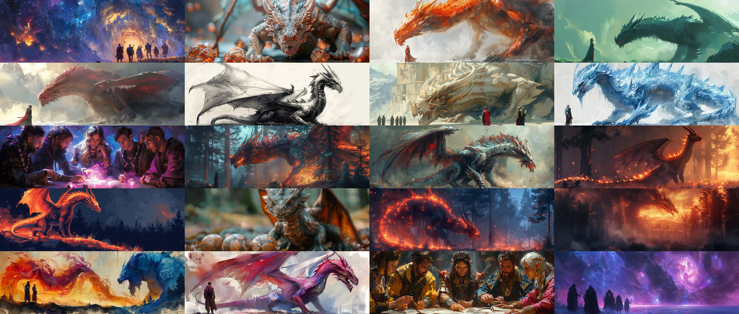 40 Fantasy Dragon Mug Wrap Designs – Panorama Mug Sublimation Bundle – Instant Download