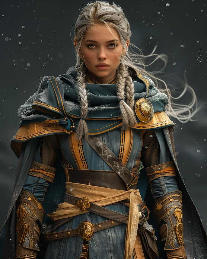 80 Female Character Portraits – Fantasy Digital Art Bundle – Instant Download