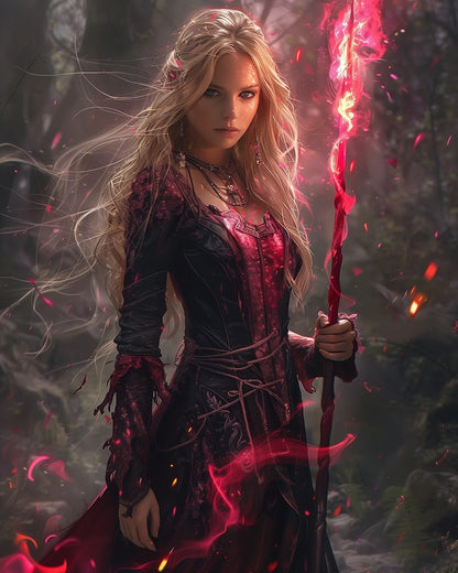 80 Female Character Portraits – Fantasy Digital Art Bundle – Instant Download