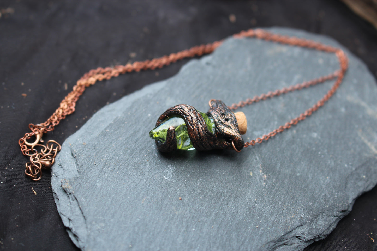 Woodland necklace perfect for cottagecore and fairycore fashion