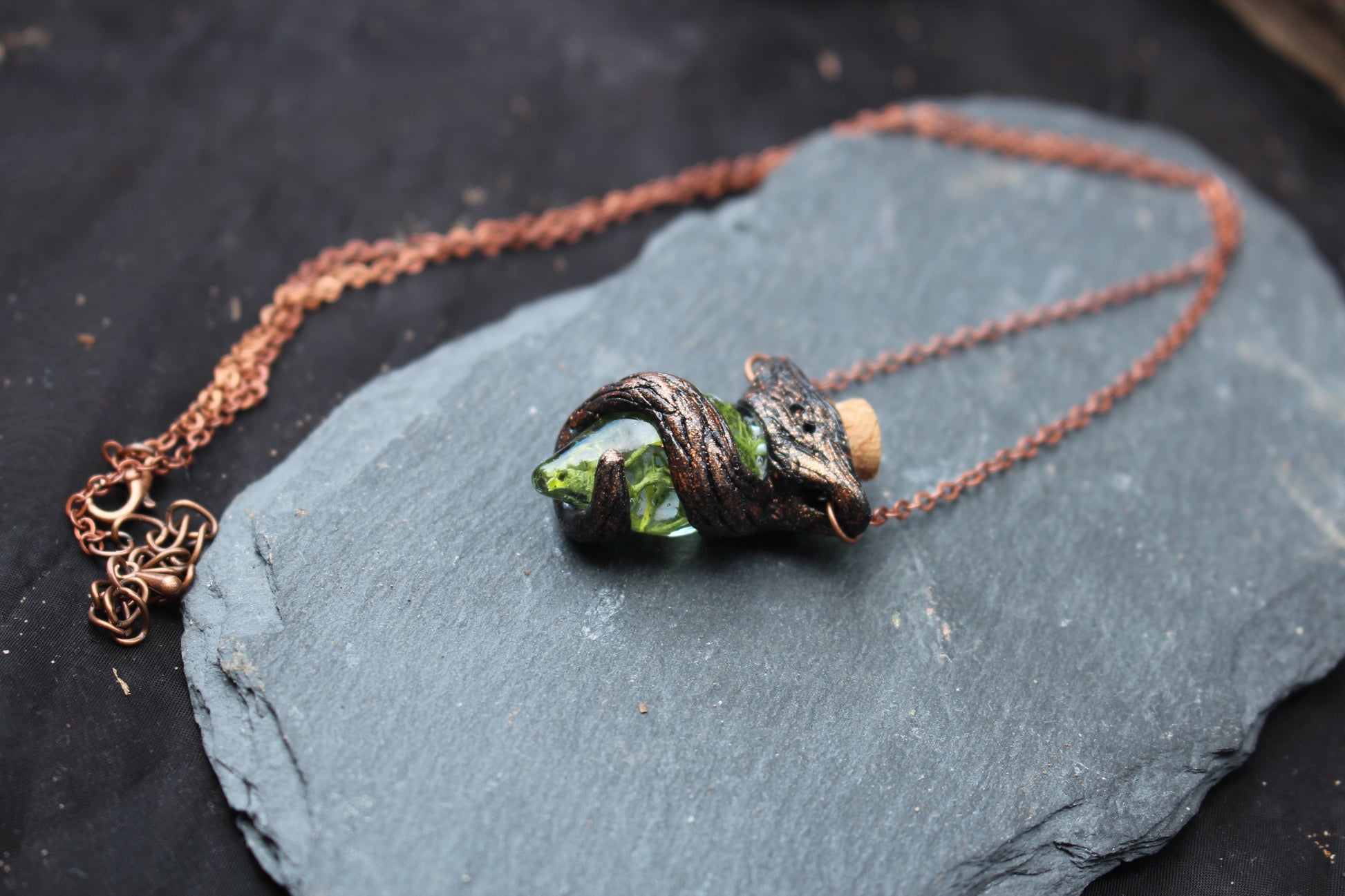 Woodland necklace perfect for cottagecore and fairycore fashion