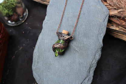Fairycore necklace inspired by enchanted forests and magical nature