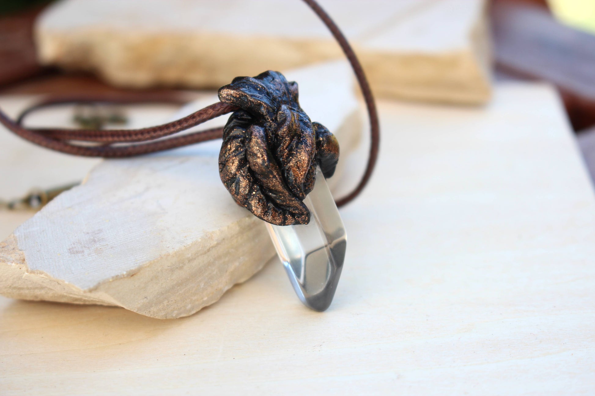 Fantasy druid jewelry inspired by forests and nature