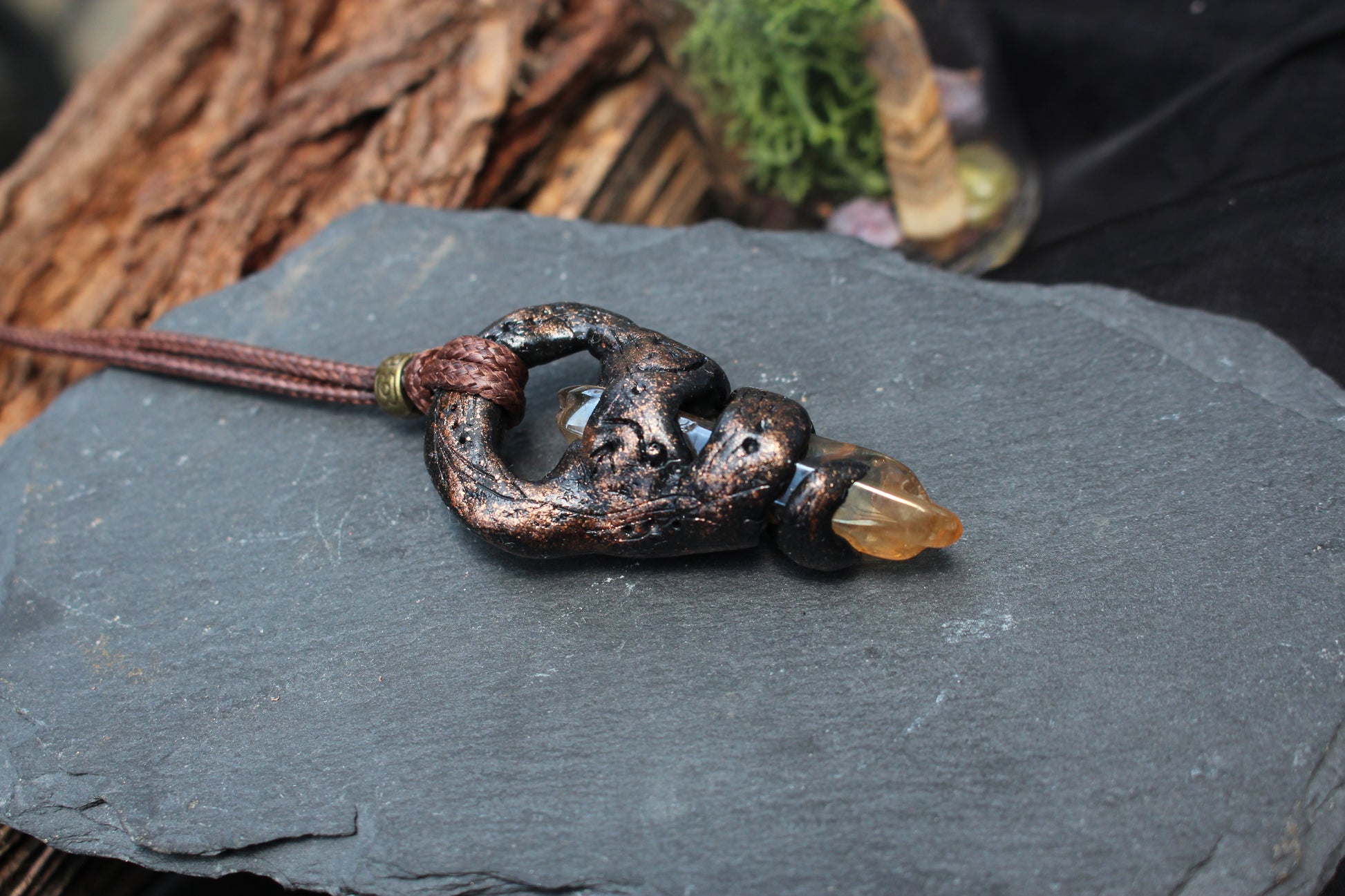 Unique handmade fantasy jewelry inspired by magical relics and forgotten worlds