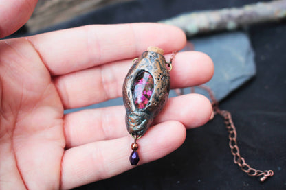 Druid fantasy jewelry with a natural woodland aesthetic