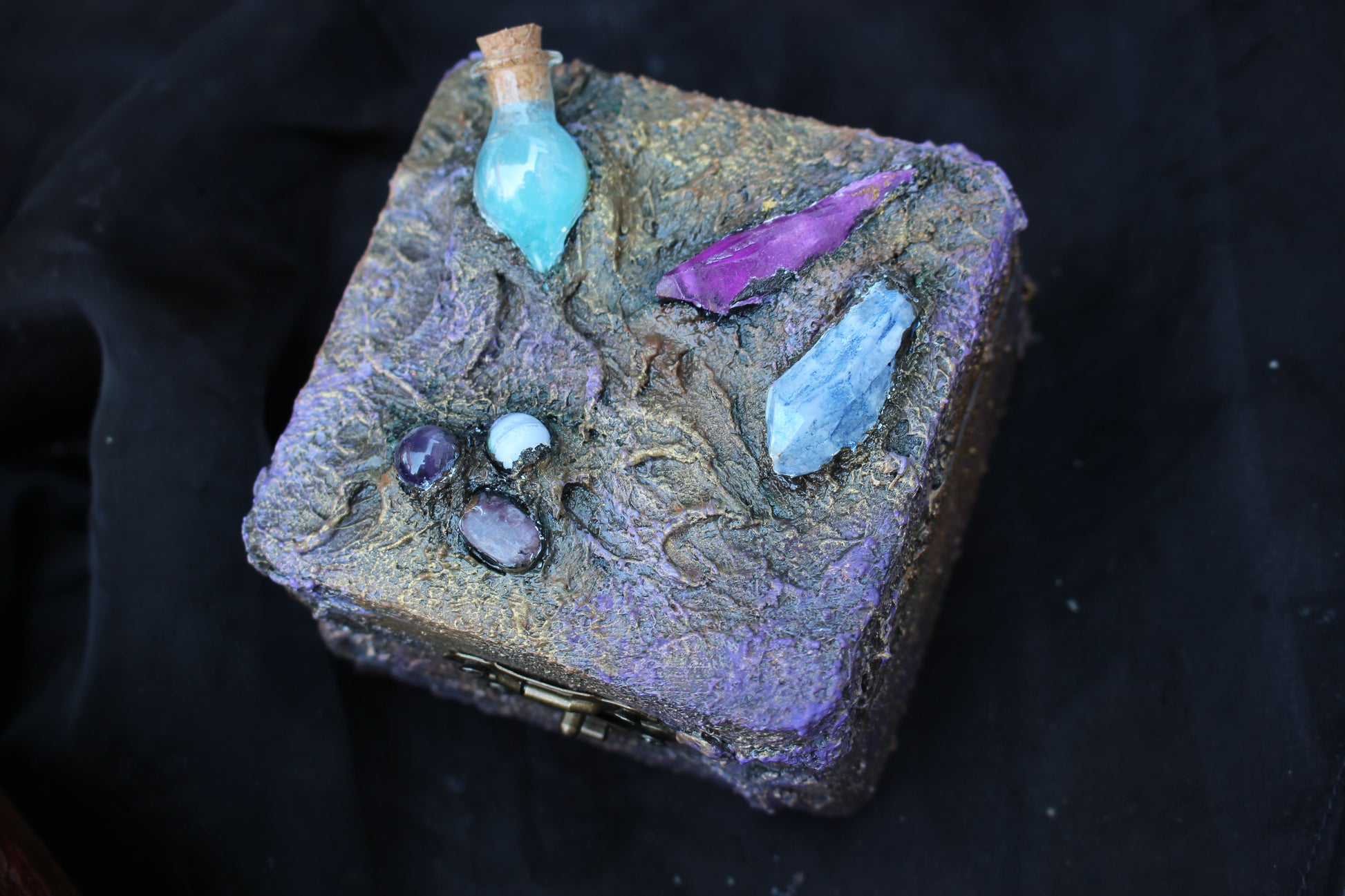 Handmade witchy treasure box perfect for fantasy gifts