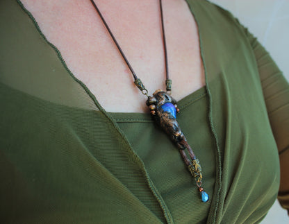 One of a kind handmade fairycore necklace gift for fantasy fans