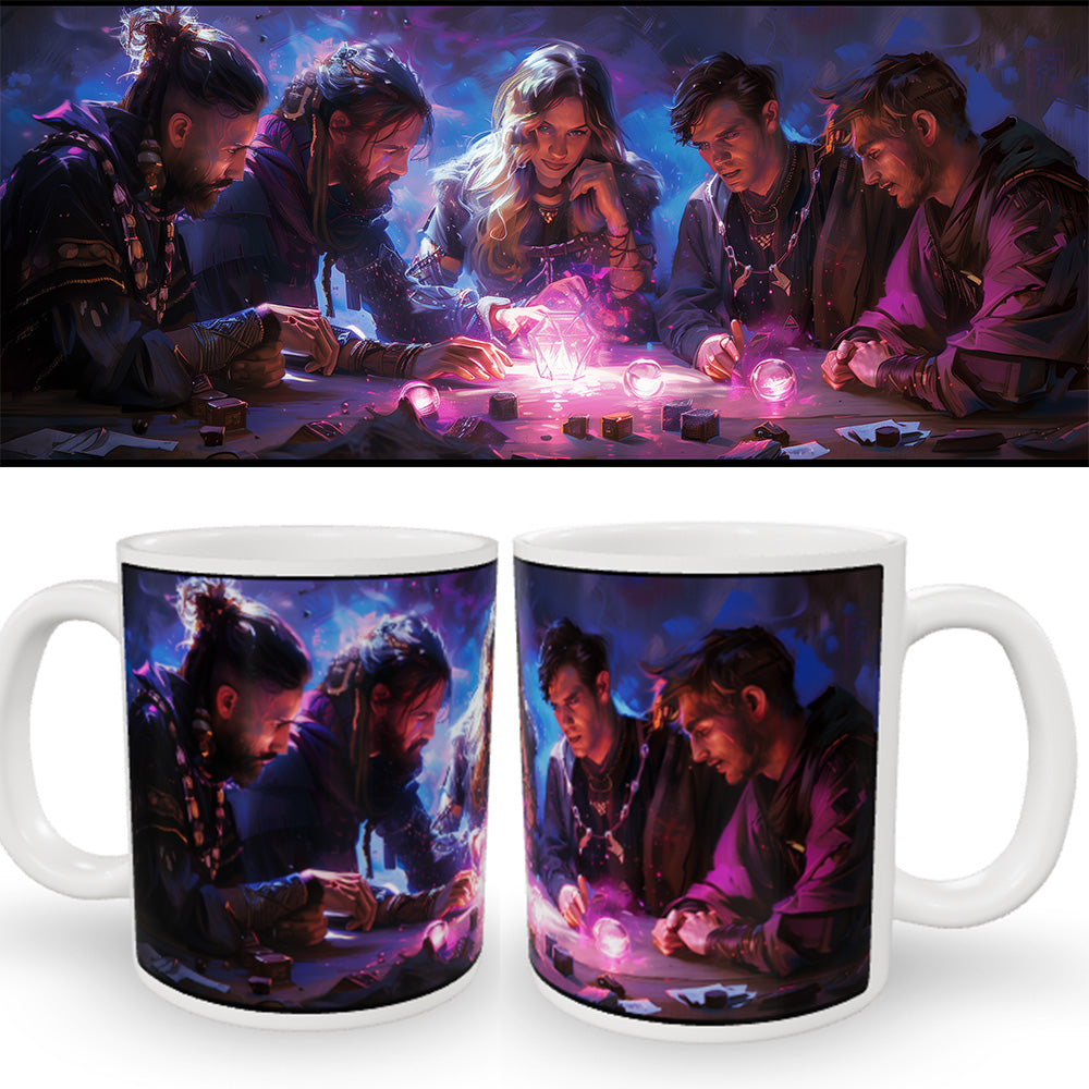 40 Fantasy Dragon Mug Wrap Designs – Panorama Mug Sublimation Bundle – Instant Download
