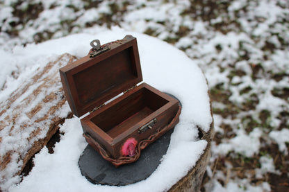 Forest Spirit Crystal Box with Natural Elements