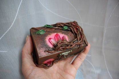 Fantasy Forest Spirit Crystal Box Home Decor Piece