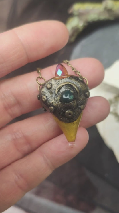 The Heart of the Forest – Handmade Fantasy Pendant Necklace
