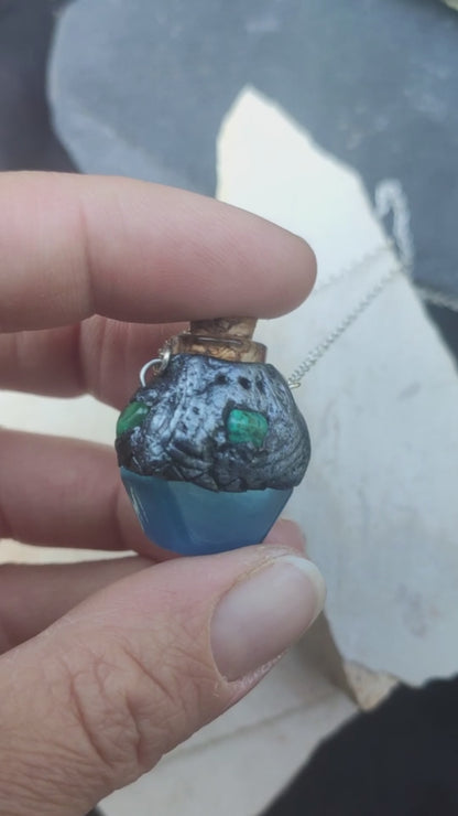The Forgotten Forest Elixir – Glow-in-the-Dark Fantasy Potion Necklace